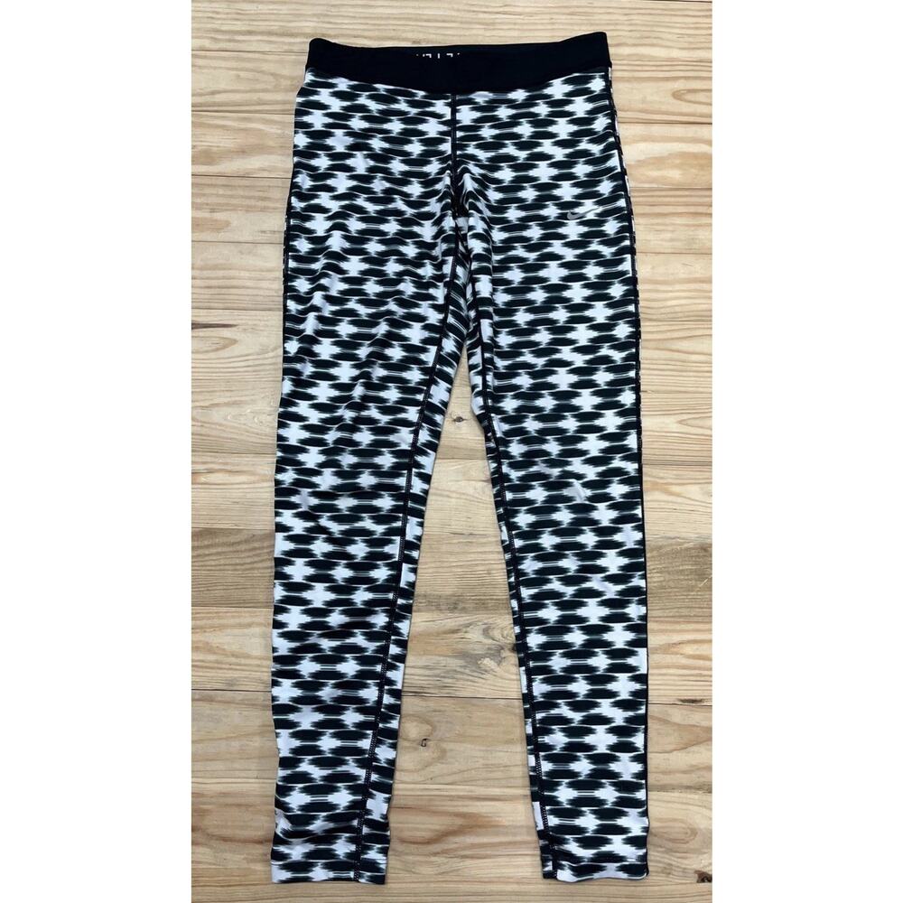 NIKE Run Fast Live Fearless Running Dri-Fit Black/White Leggings Size M 28”
